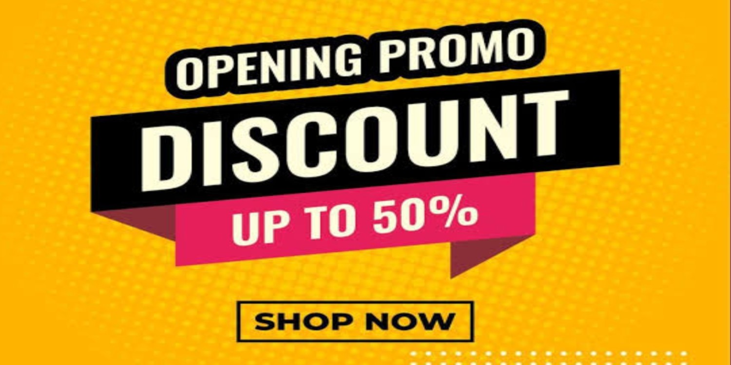 Brand  opening discount